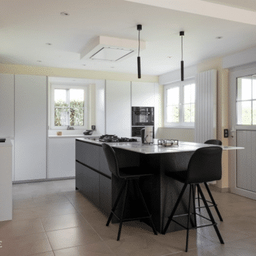 Gaëlle Maire - Architecte et décoratrice d'intérieur à Liège : Projet : Aménagement d’une cuisine avec îlot : Photo avant